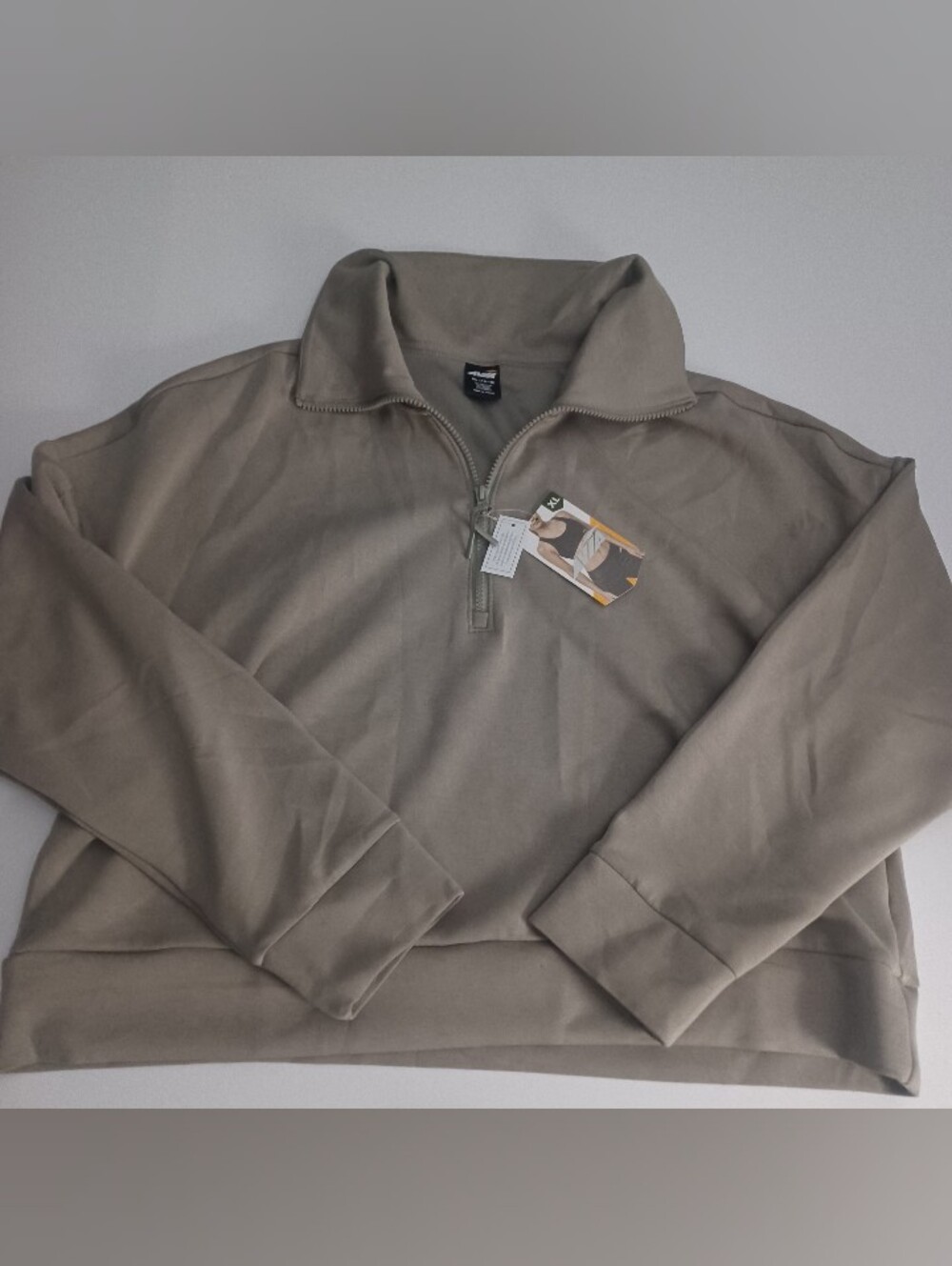 Avia Half Zip Top Scuba Sweatshirt Sz XL